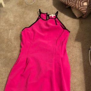 Medium Hot pink interview dress